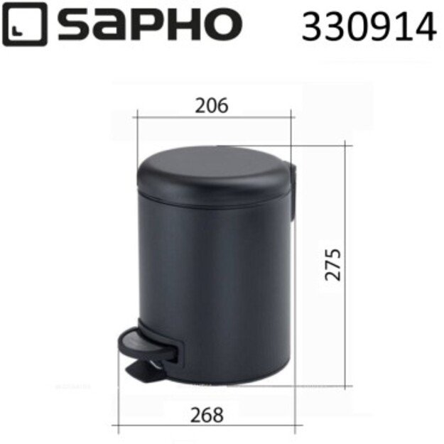 Šiukšliadežė Sapho Potty 330914