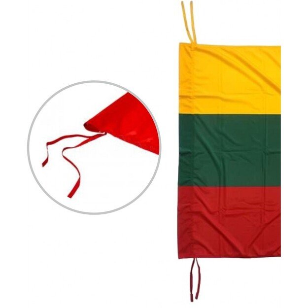 Lietuvos vėliava su kišene ir raišteliai 2