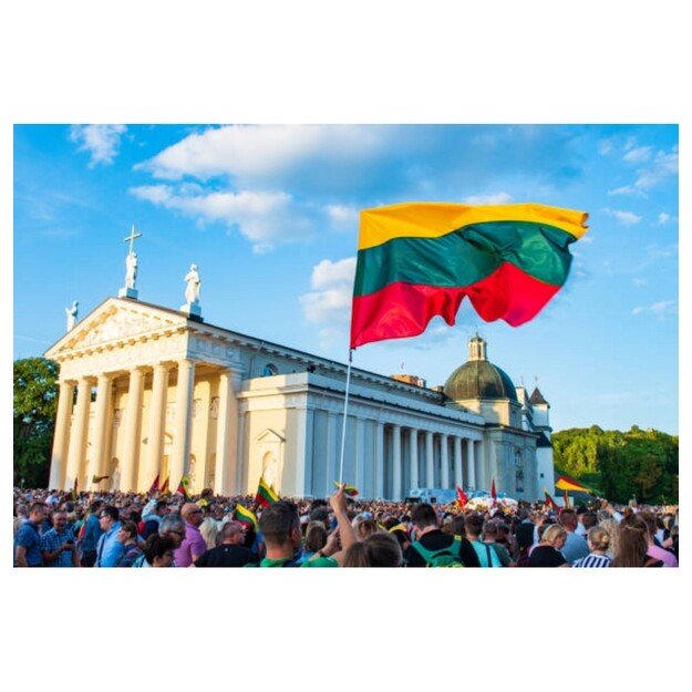 Lietuvos vėliava su kišene ir raišteliai 1