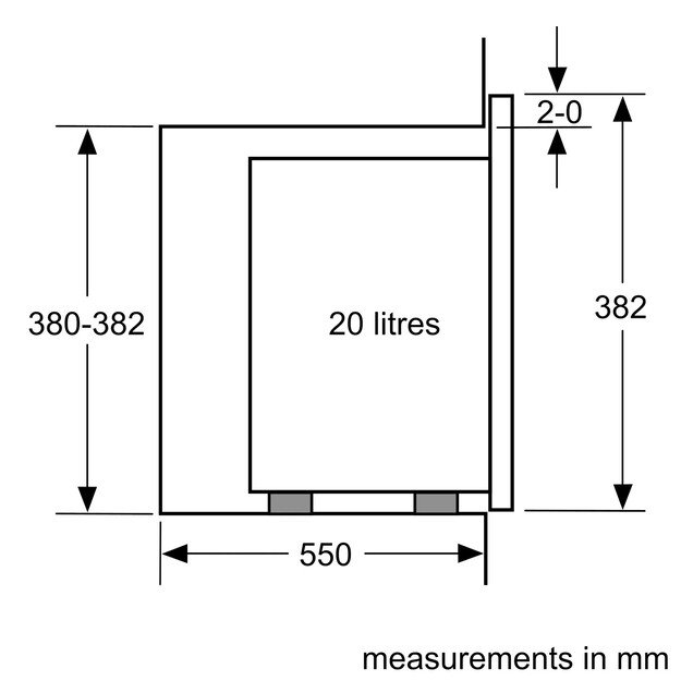 BOSCH BEL523MS0 įmont. mikrobangų krosn