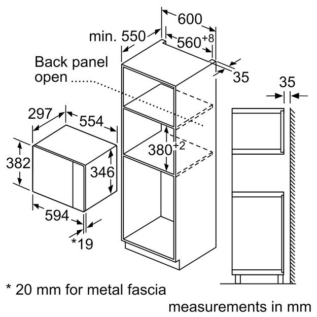 BOSCH BEL523MS0 įmont. mikrobangų krosn