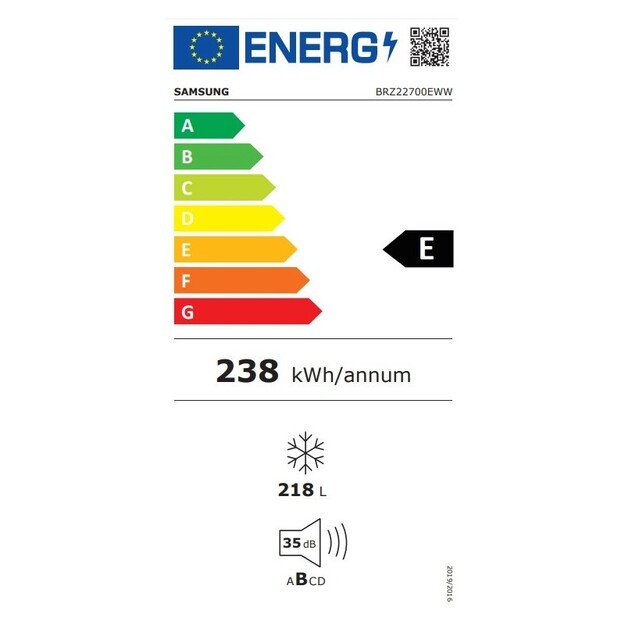 Šaldiklis amsung BRZ22700EWW