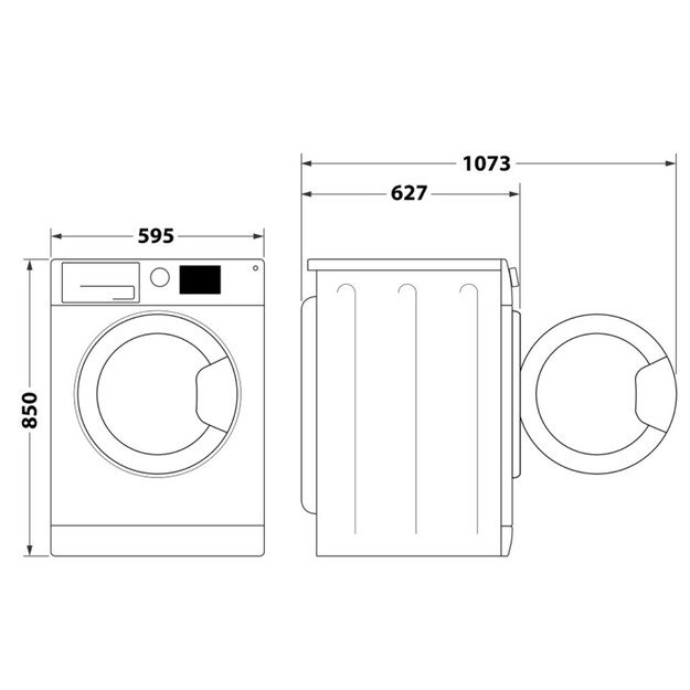 Sklabimo mašina FFS 7458 W EE whirlpool