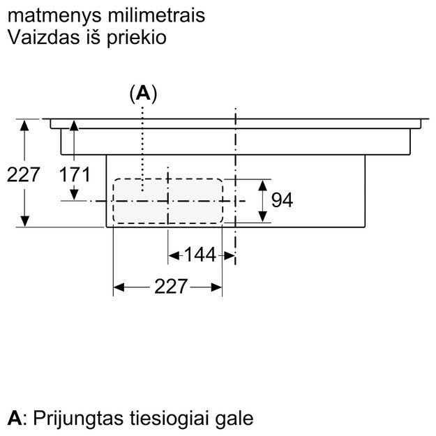 Indukcinė kaitlentė su integruota ventiliacijos sistema Neff T58PL6EX2