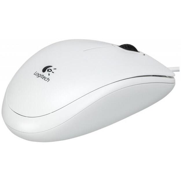 MOUSE USB OPTICAL B100/WHITE OEM 910-003360 LOGITECH