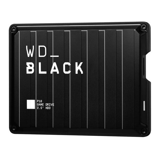 External HDD|WESTERN DIGITAL|P10 Game Drive|4TB|USB 3.2|Colour Black|WDBA3A0040BBK-WESN