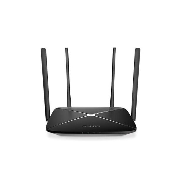 Wireless Router|MERCUSYS|Wireless Router|1167 Mbps|IEEE 802.11ac|1 WAN|3x10/100/1000M|Number of antennas 4|AC12G