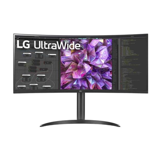 LCD Monitor|LG|34WQ75C-B|34 |Curved/21 : 9|Panel IPS|3440x1440|21:9|5 ms|Speakers|Height adjustable|Tilt|34WQ75C-B