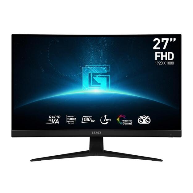 LCD Monitor|MSI|27 |Curved|Panel VA|1920x1080|16:9|180Hz|Matte|1 ms|Tilt|Colour Black|G27C4E3