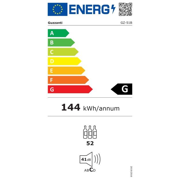 Vyno šaldytuvas Guzzanti GZ 51B