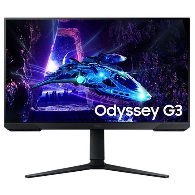 LCD Monitor|SAMSUNG|24 |Gaming|Panel VA|1920x1080|16:9|180Hz|1 ms|Swivel|Pivot|Height adjustable|Tilt|Colour Black|LS24DG302EUXEN