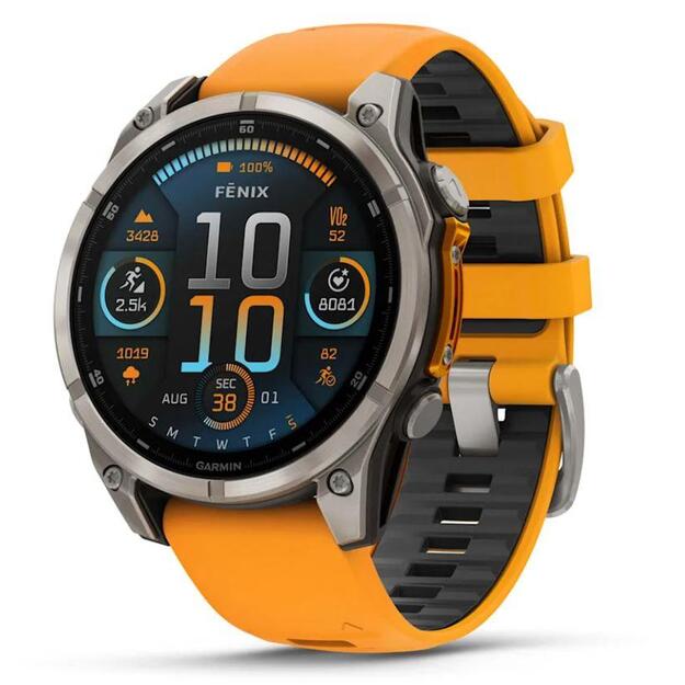 SMARTWATCH FENIX 8 SAPPHIRE/ORANGE 010-02904-11 GARMIN