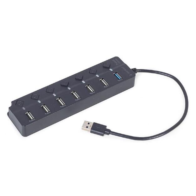 I/O HUB USB3 7PORT/UHB-U3P1U2P6P-01 GEMBIRD