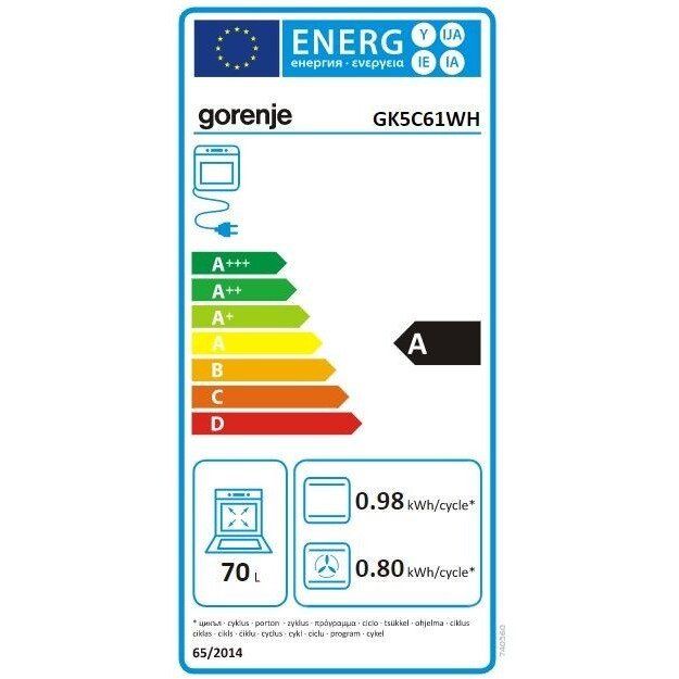 Viryklė GORENJE GK5C61WH