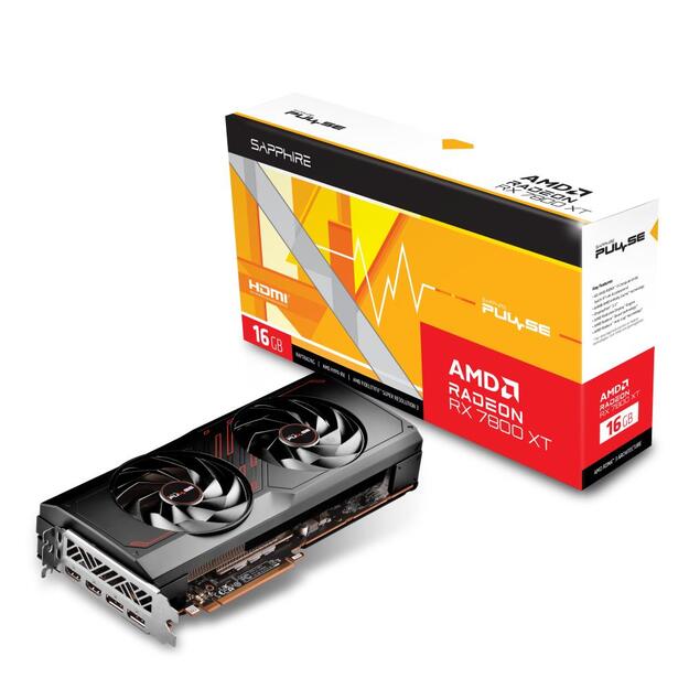 Graphics Card|SAPPHIRE|AMD Radeon RX 7800 XT|16 GB|GDDR6|256 bit|PCIE 4.0 16x|2xHDMI|2xDisplayPort|11330-02-20G