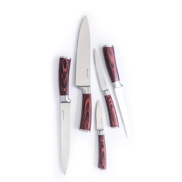 Peilių rinkinys G21 Gourmet Nature 5 vnt + bambuko dėklas 6002218 8