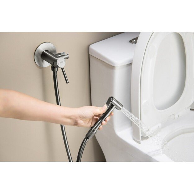 Blue Water potinkinis bidė maišytuvas Boston grafito spalvos BOS-BBP.040 3