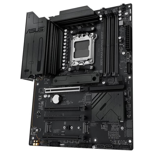 Mainboard|ASUS|AMD X870|SAM5|ATX|Memory DDR5|Memory slots 4|1xPCI-Express 3.0 16x|2xPCI-Express 4.0 16x|1xPCI-Express 5.0 16x|3xM.2|1xHDMI|4xUSB 2.0|4xUSB 3.2|2xUSB-C|1xRJ45|3xAudio port|X870MAXGAMINGWIFI7