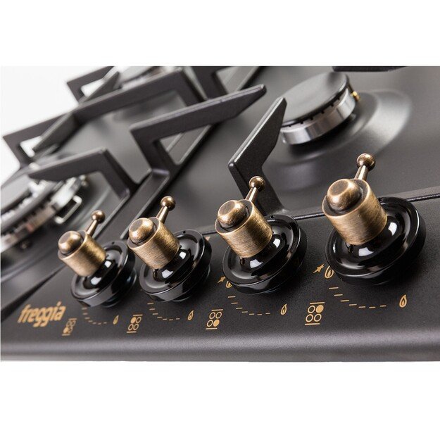 Įmontuojama dujinė kaitlentė Freggia HR640VGTAN 6