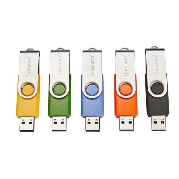 MEMORY DRIVE FLASH USB2 5X16GB/MULTIPACK 3503575 INTENSO