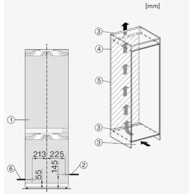 Įmontuojamas šaldytuvas Miele KFN 7795 C, 12445210 7