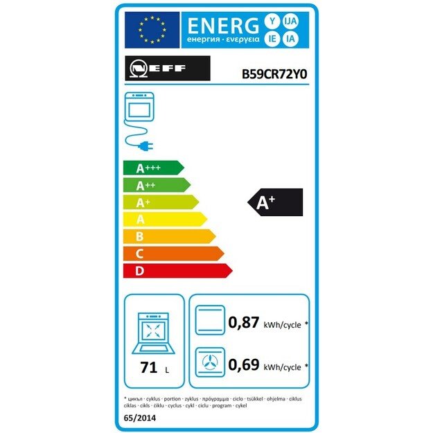 Orkaitė Neff B59CR72Y0 4
