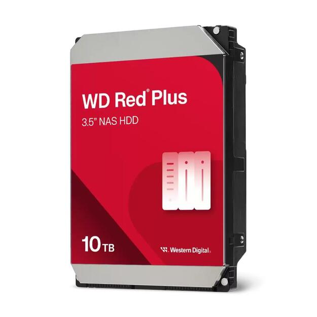HDD|WESTERN DIGITAL|Red Plus|10TB|SATA|512 MB|7200 rpm|3,5 |WD100EFGX