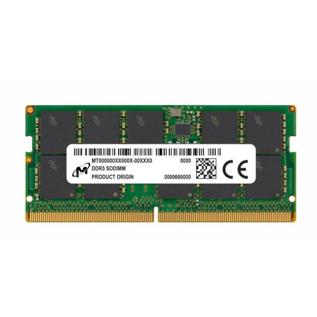 Server Memory Module|MICRON|DDR5|16GB|ECC|5600 MHz|CL 46|1.1 V|MTC10C1084S1TC56BR