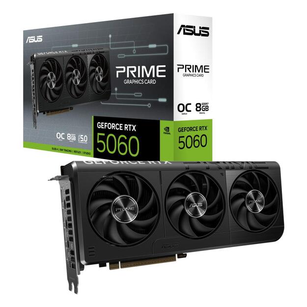 VGA PCIE16 RTX5060 8GB GDDR7/PRIME-RTX5060-O8G ASUS