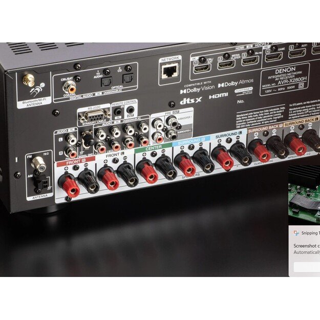 Stiprintuvas Denon AVR-X2800H 3
