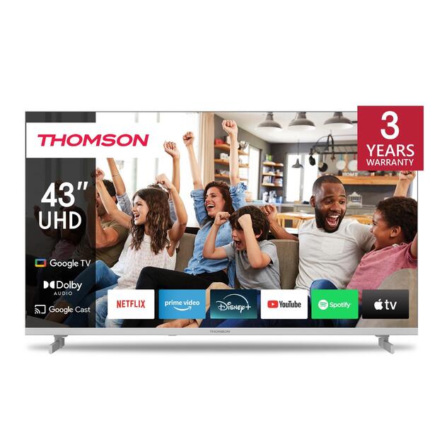 TV SET LCD 43  QLED 4K/WHITE 43UG4S14W THOMSON