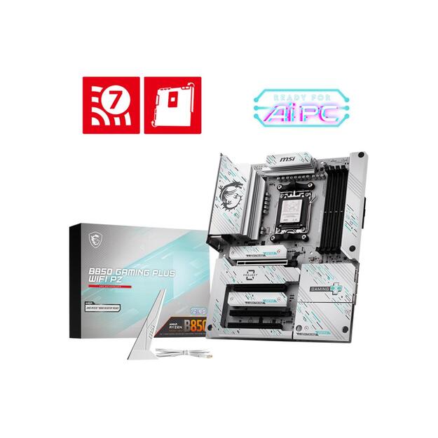 Mainboard|MSI|AMD B850|SAM5|ATX|Memory DDR5|Memory slots 4|B850GAMINGPLUSWIFIPZ