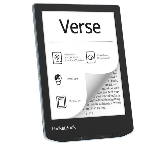 E-Reader|POCKETBOOK|Verse|6 |1024x758|1xUSB-C|Micro SD|Wireless LAN|Blue|PB629-2-WW