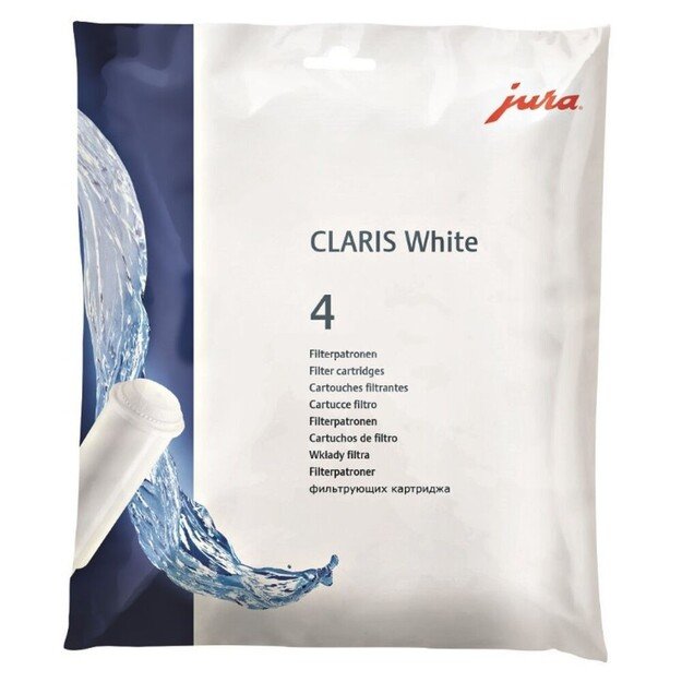 Vandens filtras JURA Claris White (4 vnt.) 62911