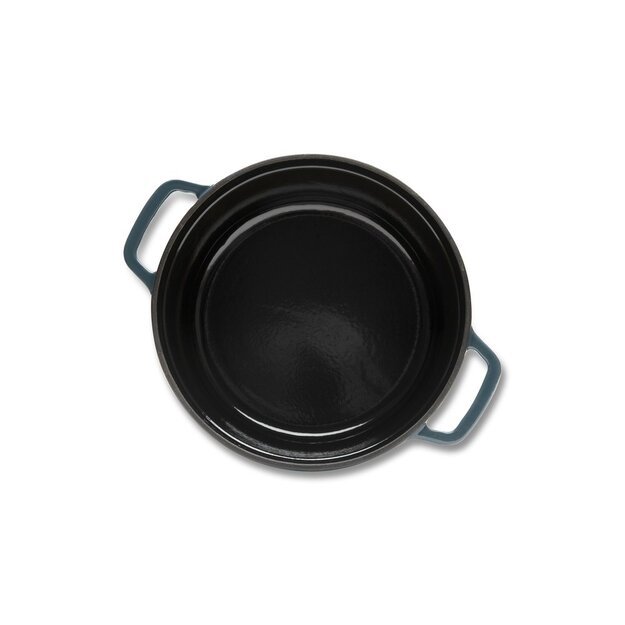 Emaliuotas ketaus puodas su dangčiu 5l GET RED 1