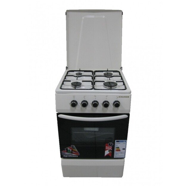 Dujinė viryklė su dujine orkaite Schlosser FS4401MXZC