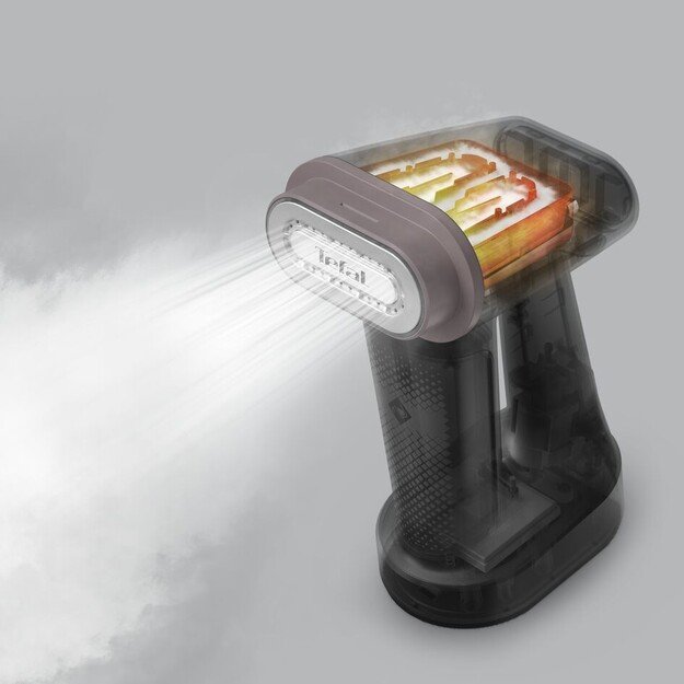 Garinis lygintuvas Tefal Pure Force DT8765E0, 3-in-1, 1800 W, juodas/rožinis 3