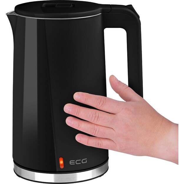 Virdulys ECG RK 1702 Safe to Touch, juodas 1