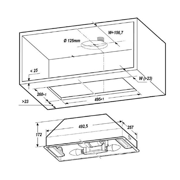 Įmontuojamas gartraukis ELICA CT17 C BL/A/52, PRF0201341 2