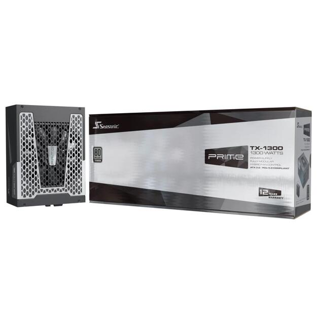 Power Supply|SEASONIC|PRIME TX ATX 3.0|1300 Watts|Efficiency 80 PLUS TITANIUM|MTBF 100000 hours|PRIME-TX-1300-ATX30