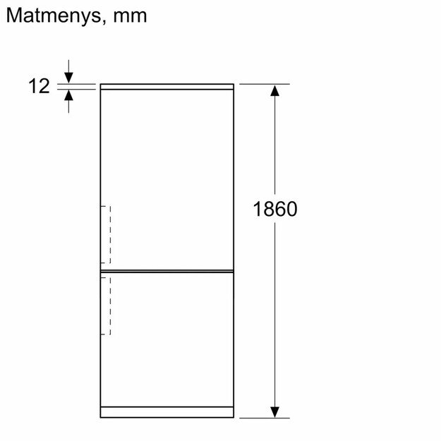 Šaldytuvas Bosch KGN362WDF 1