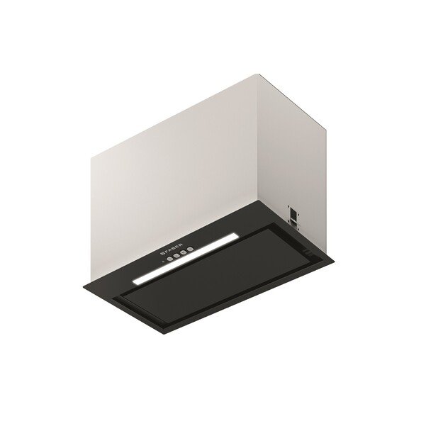 Gartraukis Faber INCA LUX EV8 X/BK A52, juoda/nerūdijančiojo plieno