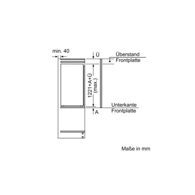 Įmontuojamas šaldytuvas Siemens KI42LADD1 2