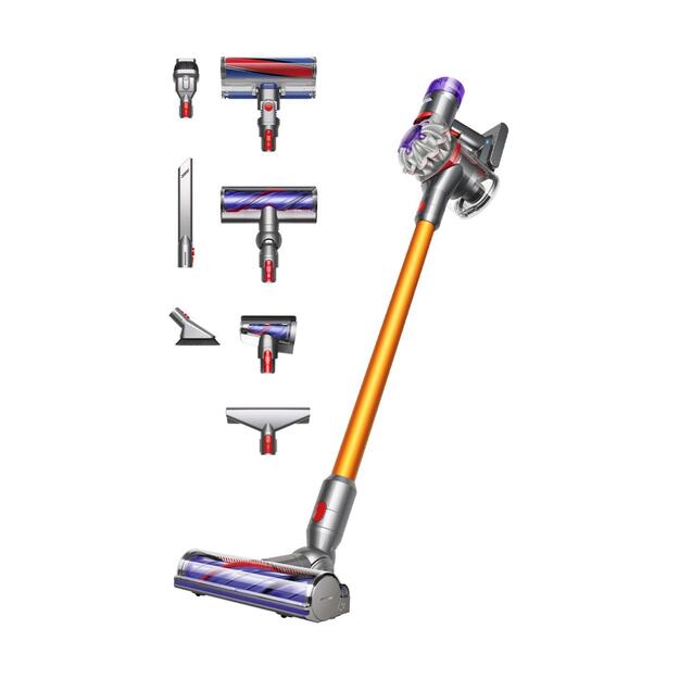 Vacuum Cleaner|DYSON|V8 Absolute|Dry|2-in-1 stick vacuum|Silver/Yellow|Bagless|Battery| 2.63 kg|476547-01