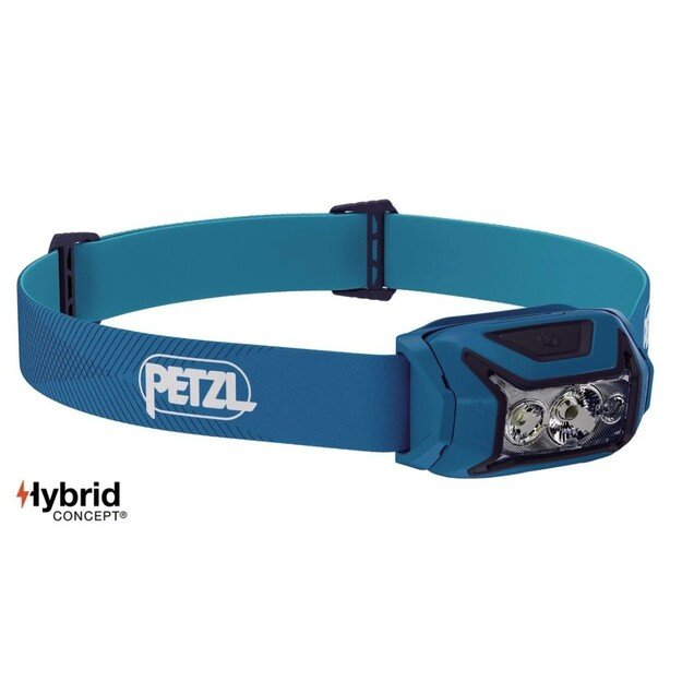 Prožektorius ant galvos Petzl ACTIK, 450 lm, žydras