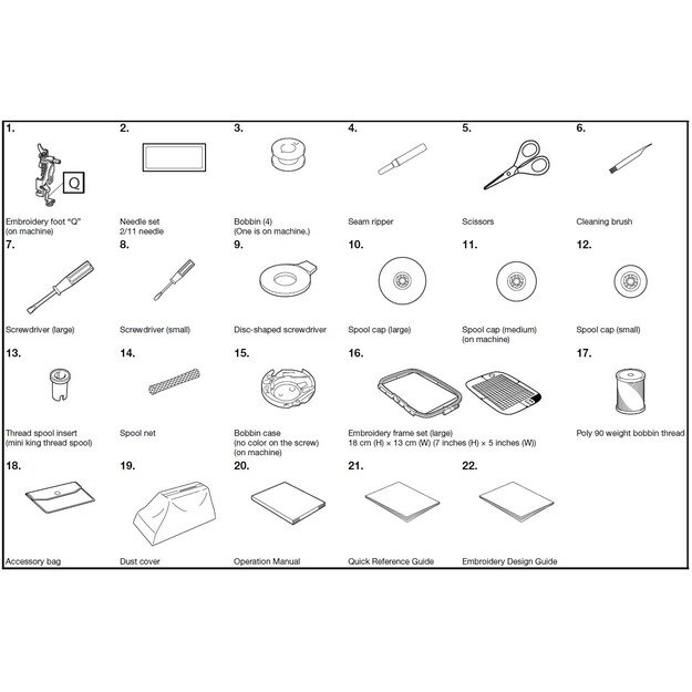 Siuvinėjimo ma&scaron;ina Brother M340ED 1
