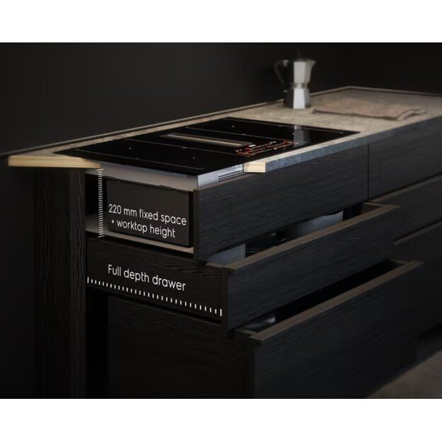 Indukcinė kaitlentė su integruotu gartraukiu AEG CCE84543CB, 80 cm 5