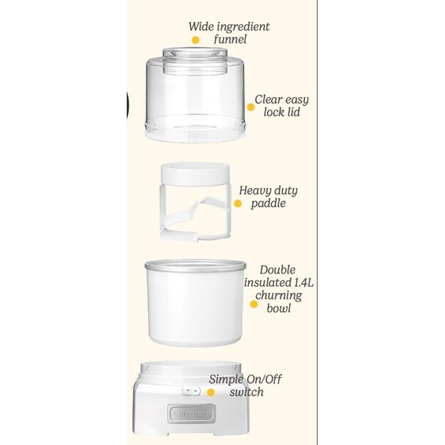 Ledų gaminimo aparatas Cuisinart ICE21E 2