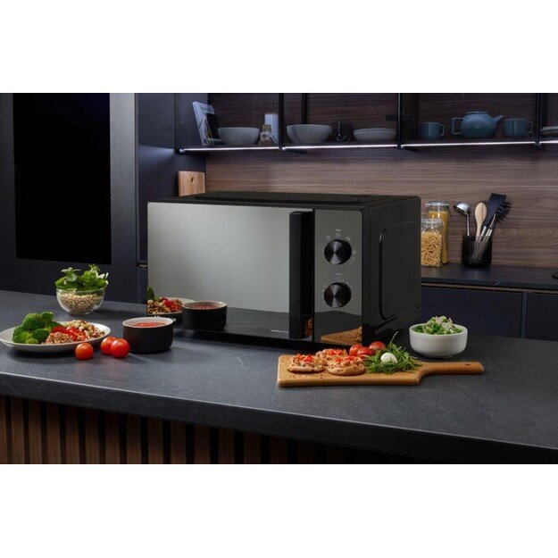 Mikrobangų krosnelė Hisense H20MOMBP1HG, 20 L, 700 W, veidrodinė 3