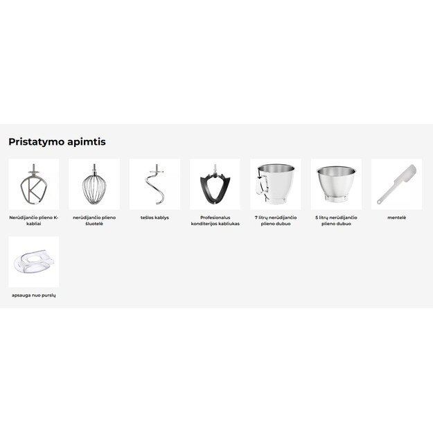 Virtuvinis kombainas Kenwood KVL85.004BK 4